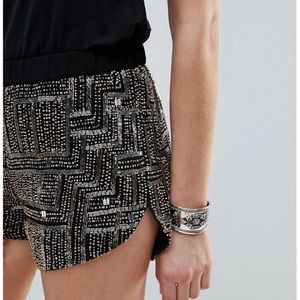 RAGA Under a spell embellished shorts